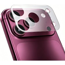 iPhone 18 Pro Max Uyumlu Mohseven Pet Film Kamera Çerçeve Koruyucu Şeffaf