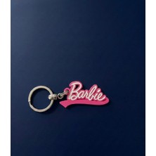 Space Barbie Logolu Metal Anahtarlık