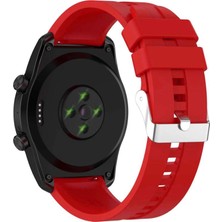 Forzacase Honor Watch 5 Pro ile Uyumlu Tokalı Çizgi Desen Silikon Kordon Kayış - FC369