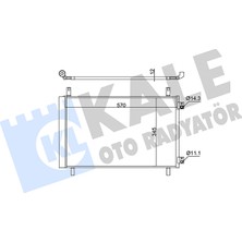 Klima Radyatörü Opel Corsa F 1.2 (68) 2019+ Kale Kal 382565