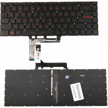 LineOn Msı MS-16R1 MS-16R3 Notebook Klavye (Kırmızı Harf)