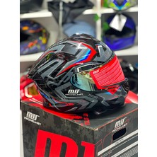 Mts Prohelmet Motosiklet Kaskı Renkli Vizör ( Orijinal )