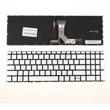 LineOn Hp 15-Eg 15-Eh Notebook Klavye Gümüş Işıklı