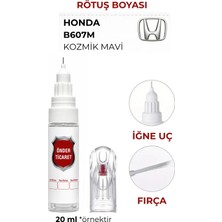 Önder Ticaret Honda Renk Koduna Uygun Rötuş Boyası 20 ml Kozmik Mavi Renkli Boya