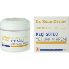 Dr. Rena Dermo Keçi Sütlü Yüz Bakım Kremi 50 ml Nemlendirici Etkili Karma Ciltler İçin