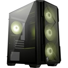 Vintessy 3X120MM Argb Fan ve Temperli Cam ile Gaming Bilgisayar Kasa, Matx