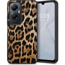 Anka Cep Cep Telefonu Aksesuarları Infinix Hot 60I Kılıf Leopar Desenli Lüks Tasarım Esnek ve Dayanıklı Arka Kapak