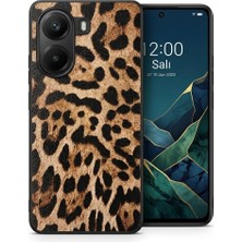 Anka Cep Cep Telefonu Aksesuarları Poco X7 Pro Kılıf Leopar Desenli Lüks Tasarım Esnek ve Dayanıklı Arka Kapak