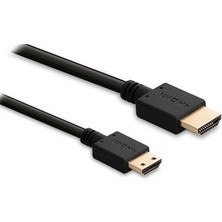 Vintessy S-Link SLX-910 1.5m Altın Uçlu HDMI To Mini HDMI Kablo 24K Koruma Kılıf 1.4 Ver. 3D