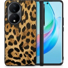 Anka Cep Cep Telefonu Aksesuarları Honor 200 Pro Kılıf Leopar Desenli Lüks Tasarım Esnek ve Dayanıklı Arka Kapak