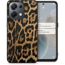 Anka Cep Cep Telefonu Aksesuarları Oppo RENO14 F Kılıf Leopar Desenli Lüks Tasarım Esnek ve Dayanıklı Arka Kapak