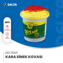 Volkan Ziraat Mühendislik Yazlık ve Bahçe Karasinek Yakalama Kovası Feromonlu Organik Karasinek Kapanı Doğal Çekici Sinek Tutucu Kova Açık Alan Karasinek Ilacı Alternatifi Tuzağı