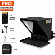Pratic Prompter Pratic Tablet Prompter PRO Set – Kumanda + Çanta – Yerli Üretim Prompter