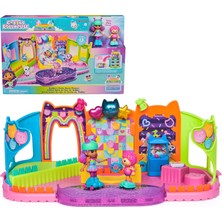DreamWorks Gabby's Dollhouse, Parti Odası Oyun Seti, Gabby ve Marty Figürlü Kaykay Parkı Çatı Katı Odası, Mobil