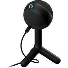 Logitech G Yeti Orb Kondansatör Rgb Oyun Mikrofonu, Lightsync USB Mikrofon, Akış Için USB Mikrofon,