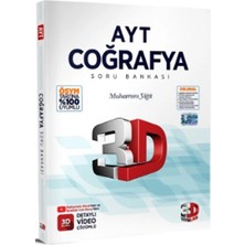 3D Yayınları Ayt Coğrafya Soru Bankası