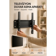 Yüksek Taşıma Kapasiteliniversal Tv Duvar Askı Aparatı 32-42 Inç Güvenli Sab - MOVERA9564-7