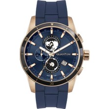 Quantum ADG991.499 Quartz Silikon Lacivert 46 mm Erkek Saat