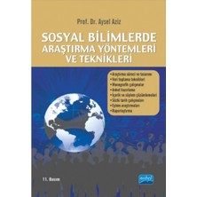 Kitap Bulut Sosyal Bilimlerde Araştırma Yöntemleri ve Teknikleri