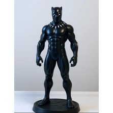 Craftel Black Panther Standlı Figür - Kara Panter Dik Duruş Pozu Biblo Marvel Avengers Masaüstü Dekoratif Obje Koleksiyonluk