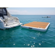 Seafit Şişme Iskele Platformu - Tekne Alan Genişletici ve Yüzen Ada 300*200CM