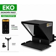 Pratic Prompter Pratic Tablet Prompter Eko Set – Mobil Kumandalı Yerli Üretim Prompter