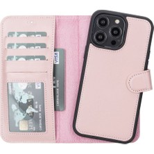 Apple iPhone 14 Pro Max Uyumlu Deri Cüzdanlı Kılıf Mwwn Nu2