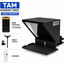 Pratic Prompter Tablet Prompter Tam Set – Fiziksel Kumandalı Yerli Üretim Prompter