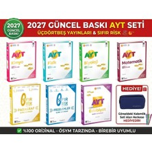 ÜçDörtBeş Yayınları 2027 Ayt Konu Özetli Soru Bankası Seti (Fizik - Kimya - Biyoloji - Matematik - Paragraf - Problemler - Edebiyat))