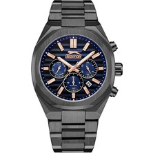 Slazenger SL.09.2422.2.04 Quartz Çelik Siyah 45 mm Erkek Kol Saati
