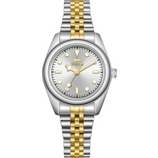 Slazenger SL.09.2424.3.04 Quartz Çelik Altın/gri 25 mm Kadın Kol Saati