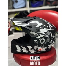 Mts Prohelmet Enduro Cross Motosiklet Kaskı ( Orijinal )
