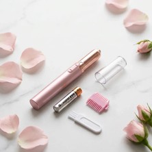 Uslucan Alışveriş Yüz Tüy Alma Makinesi -Pilli - Pembe - Kalem Tasarımlı - Pratik Kullanım
