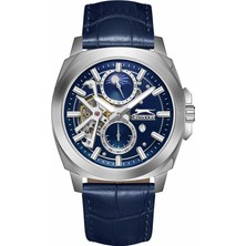 Slazenger SL.09.2440.2.03 Quartz Deri Lacivert 44 mm Erkek Kol Saati