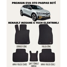 Feyza Oto Renault Reno Megane E Tech Elektrikli Serisi 2021 - 2026 Arası Araca Özel Premium Eva Paspas Takımı 2 Yıl Garantili Araca Birebir Uyumlu Kalıplar