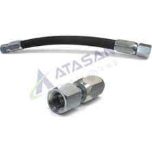 Karbeyaz Hidrolik Damper Hortumu  5/8 Vidalı - New Holland - Massey Ferguson - Erkunt - Tümosan - Steyr-Başak - 55CM -   1  Adet