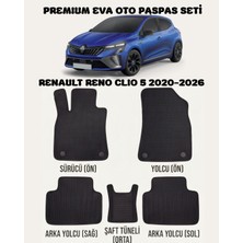 Feyza Oto Renault Reno Clio 5 Serisi 2020 - 2026 Arası Araca Özel Premium Eva Paspas Takımı 2 Yıl Garantili Araca Birebir Uyumlu Kalıplar