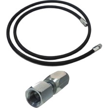 Karbeyaz Hidrolik  Damper Hortumu 5/8 Vidalı - New Holland - Massey Ferguson - Erkunt - Tümosan - Steyr-Başak - 300CM -   1  Adet