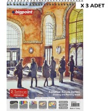 Bigpoint Sanatsal Resim Defteri 135 Gram 35X50CM - 25 Yaprak x 3 Adet