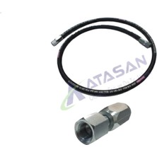 Karbeyaz Hidrolik  Damper Hortumu 5/8 Vidalı - New Holland - Massey Ferguson - Erkunt - Tümosan - Steyr-Başak - 230CM -   1  Adet
