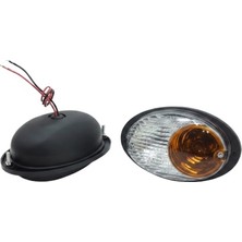 SMR Sinyal Lambası Oval Gömme Ampüllü Yandan Cıvatalı Ym - Tt 50.55.60 - 5098225 -   1  Adet
