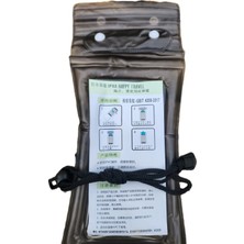 Seafit Dokunmatik Uyumlu Su Geçirmez Askılı Telefon Kılıfı - Waterproof Phone Bag (Siyah)