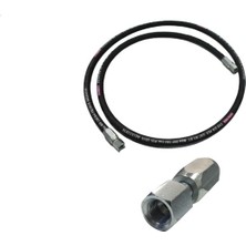 Karbeyaz Hidrolik  Damper Hortumu 5/8 Vidalı - New Holland - Massey Ferguson - Erkunt - Tümosan - Steyr-Başak - 250CM -   1  Adet