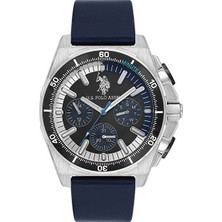 U.s. Polo Assn. USPA1092-02 Quartz Deri Lacivert 44 mm Erkek Kol Saati