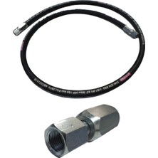 Karbeyaz Hidrolik  Damper Hortumu 9/16 Vidalı - New Holland - Massey Ferguson - Erkunt - Tümosan - Steyr-Başak - 230CM -   1  Adet