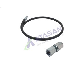 Karbeyaz Hidrolik Damper Hortumu  9/16 Vidalı - New Holland - Massey Ferguson - Erkunt - Tümosan - Steyr-Başak - 150CM -   1  Adet