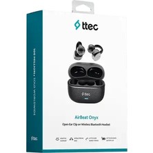 Ttec Airbeat Onyx Açık Kulak Klipsli Bluetooth 5.4 Kablosuz Kulaklık Ipx6 2KM178S - Lyon Tech