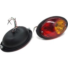 SMR Arka Stop Lambası Oval Gömme Ampüllü Yandan Cıvatalı Ym - New Holland Tt - 50.55 - 5098224 -   1  Adet