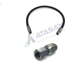 Karbeyaz Hidrolik Damper Hortumu  9/16 Vidalı - New Holland - Massey Ferguson - Erkunt - Tümosan - Steyr-Başak - 100CM -   1  Adet