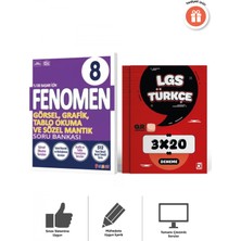 Bigelio Yayıncılık Fenomen 2027 8. Sınıf Görsel ve Grafik Okuma Soru Bankası Ve 3x20